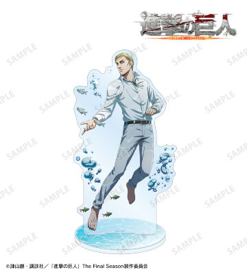 描き下ろしイラスト エルヴィン 水中浮遊ver. 特大アクリルスタンド