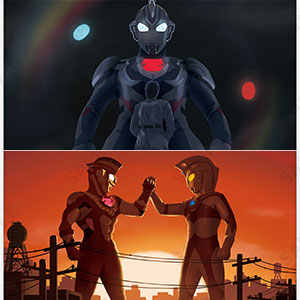 ウルトラマンZ 長方形缶バッジ[One scene] 5個入りBOX