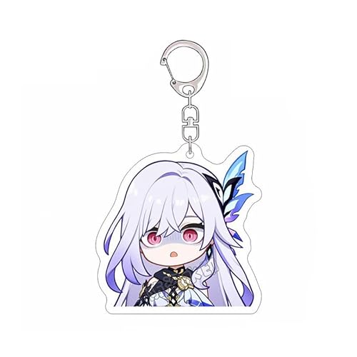 [PPTCos] 原神 スカーク キーホルダー 人気キャラ キーチェーン かわいい アクリル製 ゲーム周辺 かばん掛け 車 家 鍵 ペンダント 飾り コスプレ小物 萌えグッズ 記念品 プレゼント 誕生日 (10)