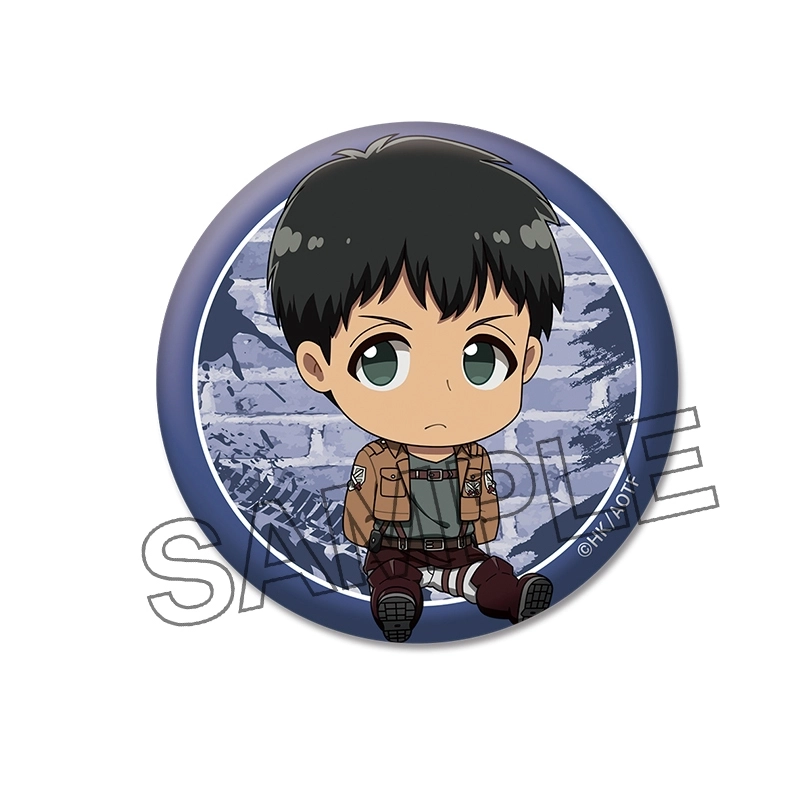 【予約2025年12月】進撃の巨人 ぺたん娘缶バッジ vol.2 ベルトルト ペンギンパレード