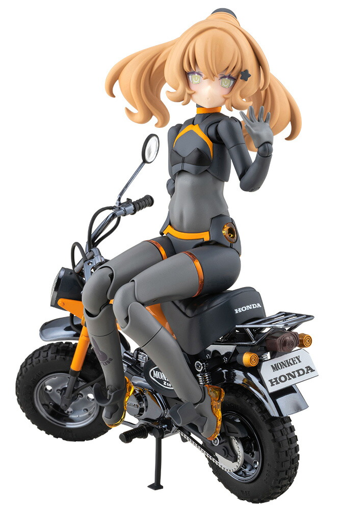 メガミデバイス PUNI☆MOFU レーシングトゥ with Honda Z50J-1 モンキー プラモデル