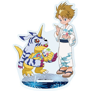 アクリルスタンド「デジモンアドベンチャー」18/石田ヤマト＆ガブモン 浴衣ver.(描き下ろしイラスト)