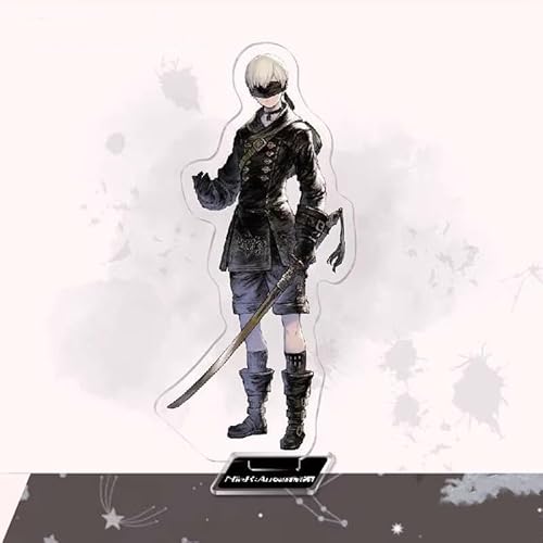 NieR ニーアオートマタ 2B アクリルスタンド 周辺 ヨルハ二号B型 全シリーズ アクリルフィギュア 全身 台座あり 萌えグッズ アニメ 周辺 コスプレ 道具 2を買うと1を贈る! 誕生日 プレゼント 非公式 (カラー（10）,16CM) [並行輸入品]