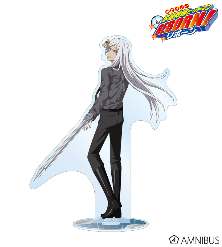 描き下ろし スペルビ・スクアーロ（10年後） 戦う背中×雨ver. BIGアクリルスタンド