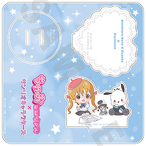 ちゃおヒロインズ×サンリオキャラクターズ アクリルジオラマスタンド 野々原のの×ポチャッコ