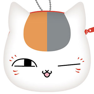 夏目友人帳 ニャンコ先生 モフモフミニポーチ A：ウィンク