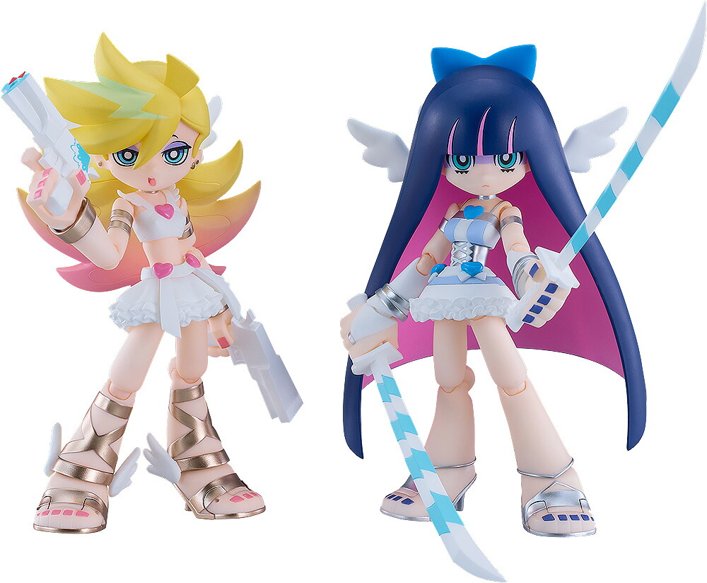 figma 『New PANTY & STOCKING with GARTERBELT』 パンティ&ストッキング エンジェルver. セット (塗装済み可動フィギュア)