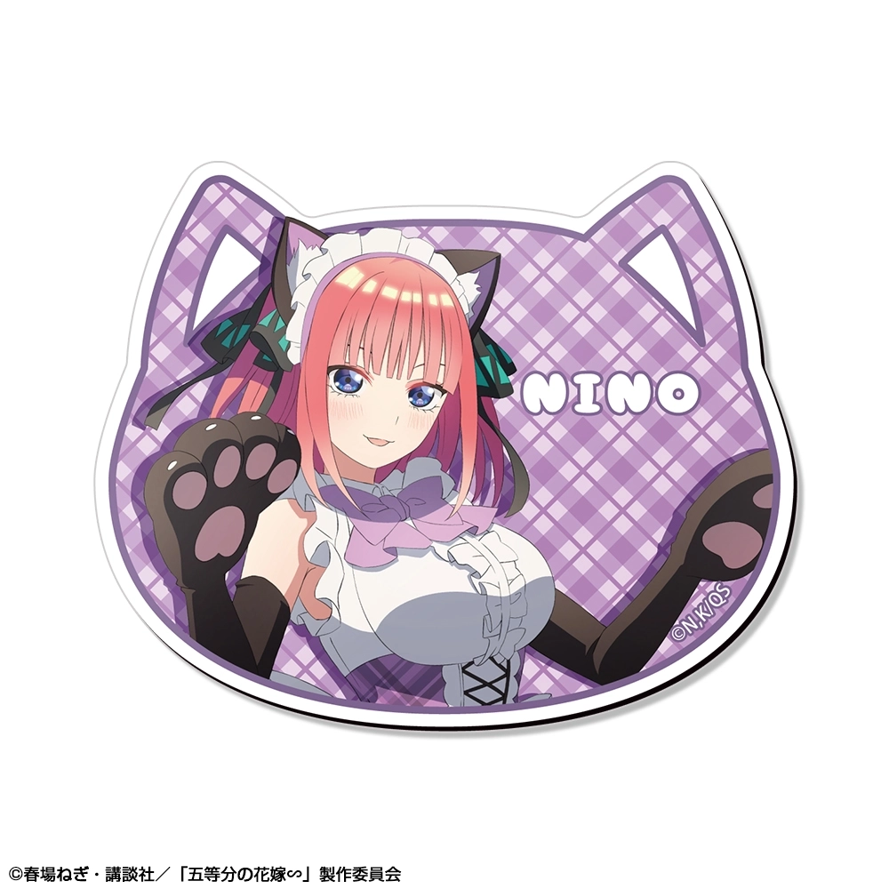 【予約2026年02月】五等分の花嫁∽ マグネットシート デザイン02(中野二乃/猫耳メイドver.)【描き下ろし】 ライセンスエージェント