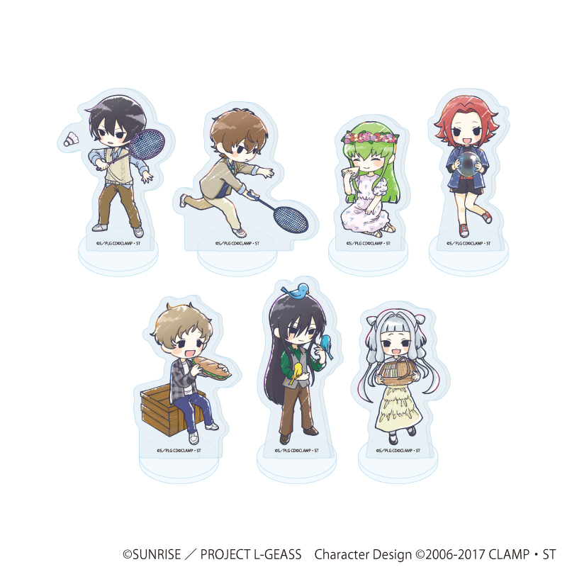 コードギアス 反逆のルルーシュ_アクリルぷちスタンド03/コンプリートセット(全7種)(グラフアートイラスト)【コンプリートセット/7個入り】