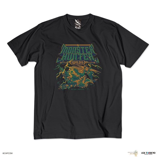『モンスターハンターワイルズ』第2弾 シーンイラストTシャツ 2(レ・ダウ×セルレギオス)スミM