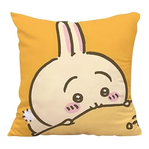 ちいかわ 抱き枕 両面印刷 なんか小さくてかわいいやつ ハチワレ うさぎ モモンガ ラッコ くりまんじゅう COSPLAY コスプレ小物 萌えグッズ クッション ぬいぐるみ おもちゃ かわいい 45*45cm