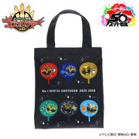 ナンバーワン戦隊ゴジュウジャー　うちわ柄　ミニトートバッグ