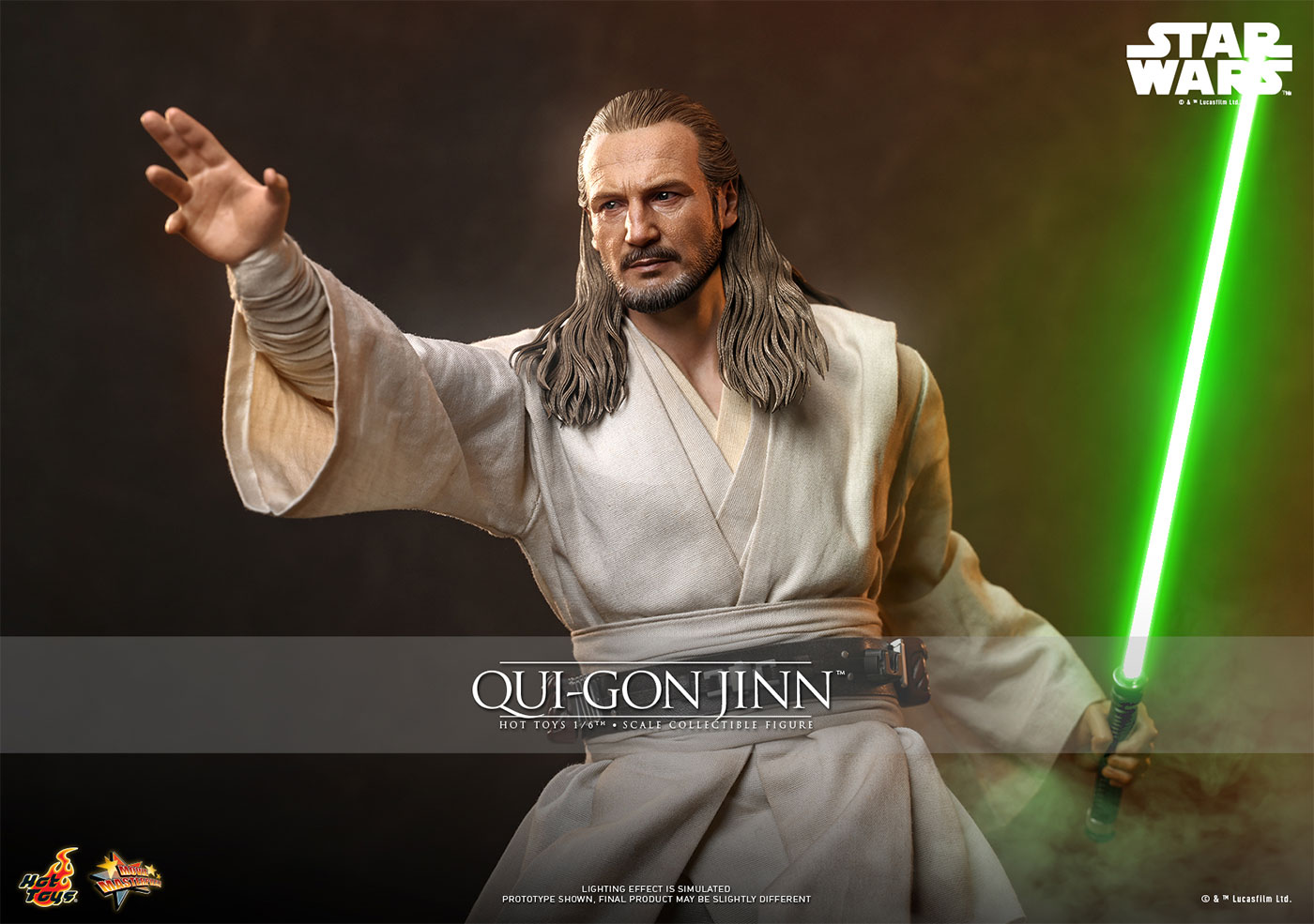ムービー・マスターピース スター・ウォーズ エピソード1/ファントム・メナス クワイ=ガン・ジン(2.0版) 1/6スケールフィギュア