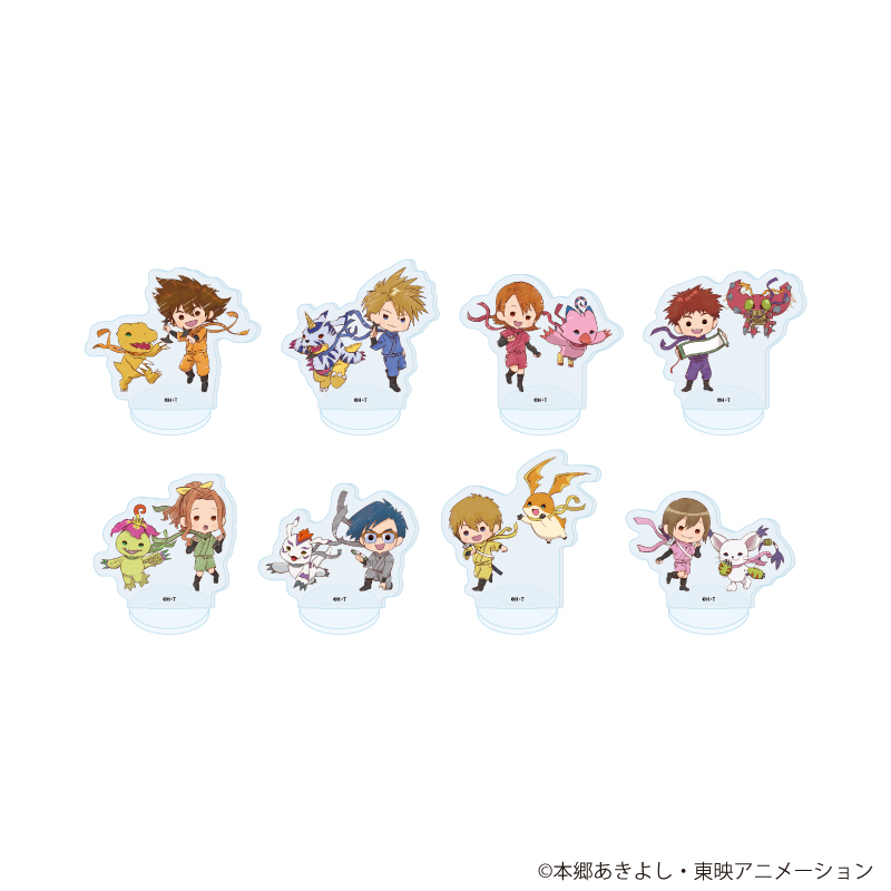 アクリルキーホルダー POPUP デジモンART Color Color POPUP 8種