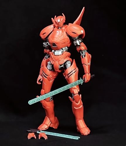 セイバー・アテナ ロボット 玩具 25cm マスターピース アクションフィギュア 人気 SF映画 兵器 VS 怪獣 ジプシー・デンジャー 完全 武装セット 原子炉 プラズマキャノン スタンド ベース プレミアム メッキ 塗装済み 完成品 モデル 男の子 おもちゃ プレゼント 景品 コレクション (セイバー・アテナ)