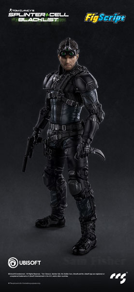 FigScriptシリーズ Splinter Cell(スプリンターセル) Sam Fisher(サム・フィッシャー) 1/12スケール可動フィギュア