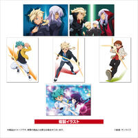 ガンダムシネマラリー feat. 閃光のハサウェイ　複製イラストセット　「機動戦士ガンダム AGEシリーズ」