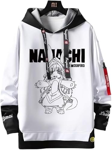 TAOYX(夕方) メイドインアビス パーカー 長袖 リコ レグ ナナチ ミーティ 烈日の黄金郷 日常服 運動パーカー 春夏 フード付き コスプレ 衣装 トップス 防風 肌着 贈り物 プレゼント 上着 コスチューム (1,3XL)
