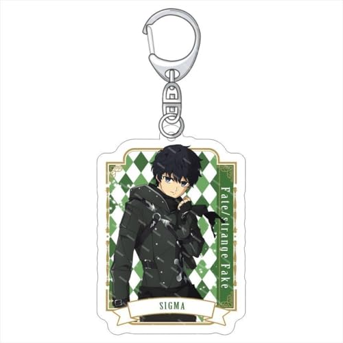 Fate/strange Fake アクリルキーホルダー 周辺ストラップ ペンダントプレゼント コスプレ道具 グッズ 軽量 工芸品 萌えグッズ 誕生日 ギフト 撮影 プレゼント (H) [並行輸入品]