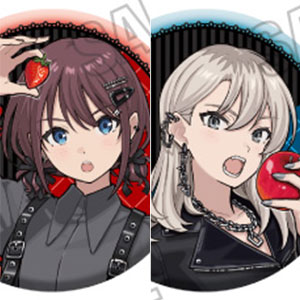 ガールズバンドクライ 描き下ろし缶バッジコレクション ブラックファッションフルーツver. BOX