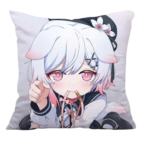 [HESHI] 魔法少女ノ魔女裁判 桜羽エマ 抱き枕 携帯枕 お昼寝枕 腰当て 寝具 記念品 ゲーム周辺 ソファ背当て 可愛い 車用 家庭用 装飾枕 工芸品 添い寝 手触りがよい 誕生日 祝日贈り物 グッズ ギフト 萌え プレゼント (40*40CM,A)