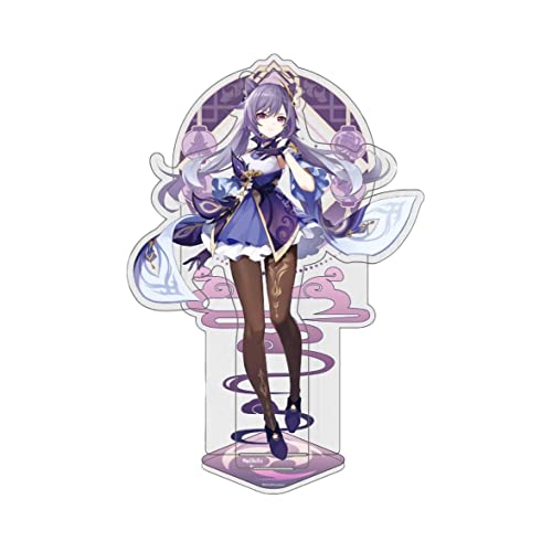 Genshin Impact 原神公式キャラクターアクリルスタンドフィギュアアニメーションゲームデスクトップディスプレイデコレーション璃月港シリーズ（刻晴）