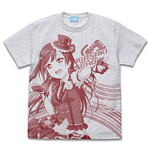 ラブライブ!虹ヶ咲学園スクールアイドル同好会 優木せつ菜 オールプリントTシャツ/ASH-XL