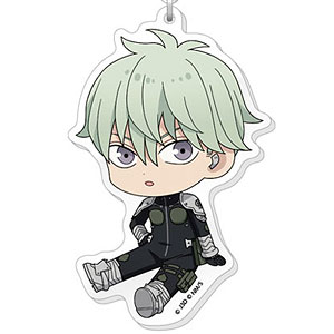 怪獣8号 ぺたん娘缶アクリルキーホルダー 市川レノ