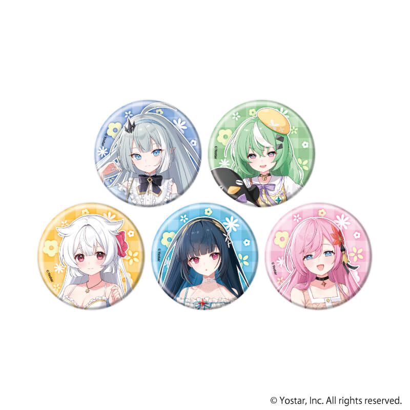 缶バッジ「ステラソラ」01/夏私服ver. コンプリートセット(全5種)(描き下ろしイラスト)