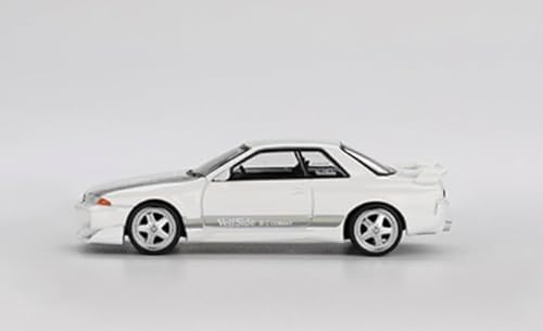 サンリッチ (Sunrich) MINI GT 1/64 ニッサン スカイライン GT-R R32 Veilside コンバット C-I ホワイト (右ハンドル) 完成品 MGT01066-BL