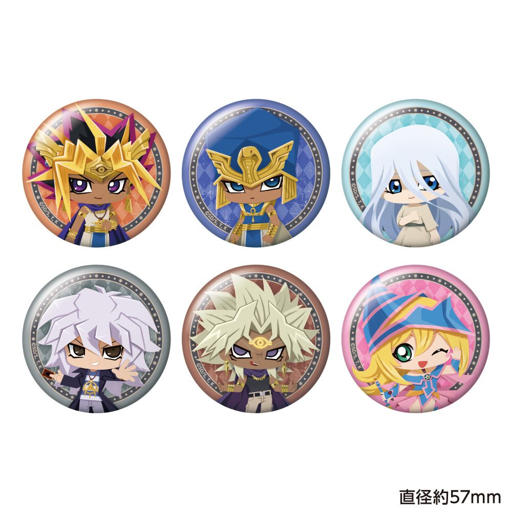 遊☆戯☆王デュエルモンスターズ_トレーディングちびキャラ缶バッジ/Vol.2【コンプリートBOX／6個入り】