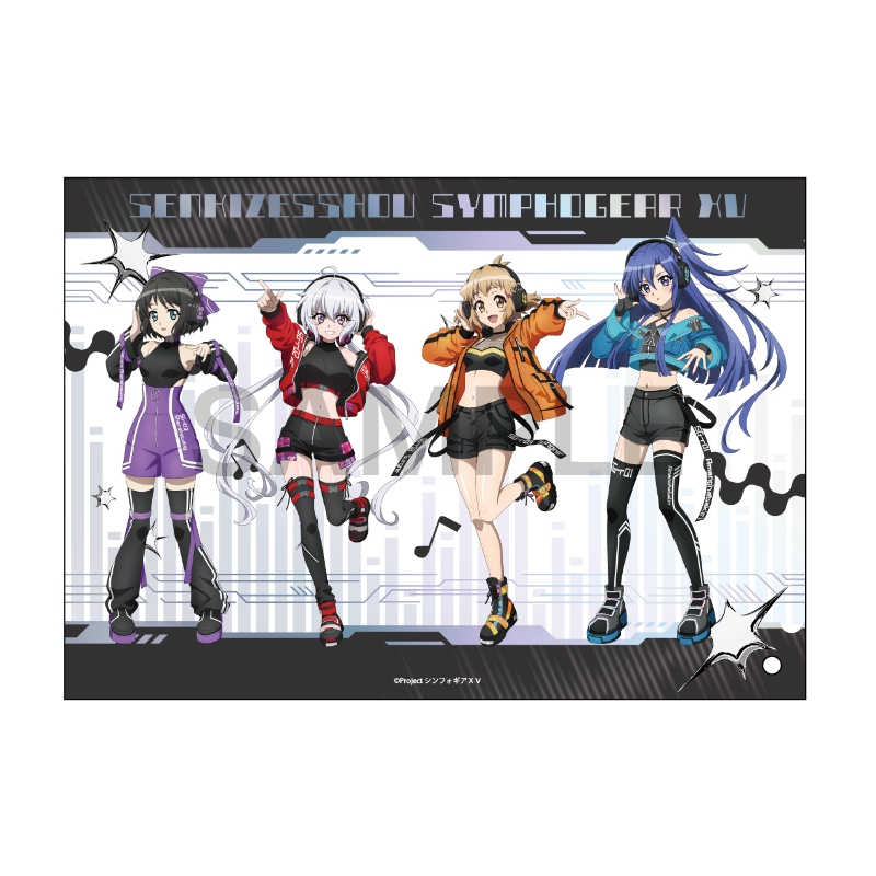 戦姫絶唱シンフォギアＸＶ ミニアクリルアート 響&翼&クリス＆未来 DJ ver.【催事商品】