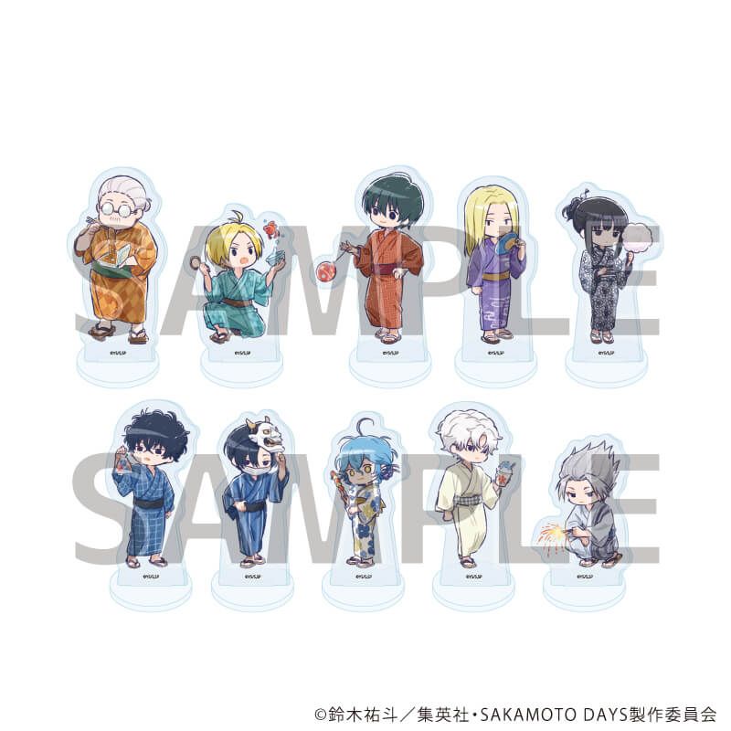 アクリルぷちスタンド「SAKAMOTO DAYS」14/夏祭りver. コンプリートセット(全10種)(グラフアートイラスト)