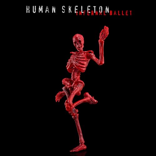 HiPlay 玩朝 KEEPGOING 1/12 生物の授業 人体骨格 レッド 可動フィギュア 塗装済み 完成品