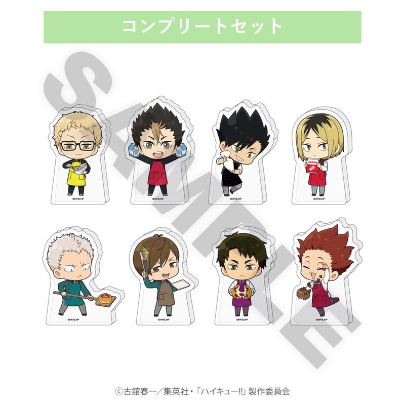 「2月下旬頃以降発送」ハイキュー!!×オールハーツ・カンパニー 第二弾 トレーディングアクリルブロックB コンプリートセット