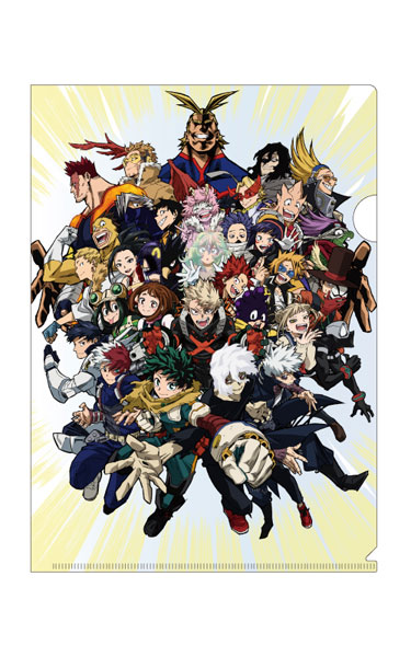 僕のヒーローアカデミア TVアニメ10周年キービジュアル クリアファイル