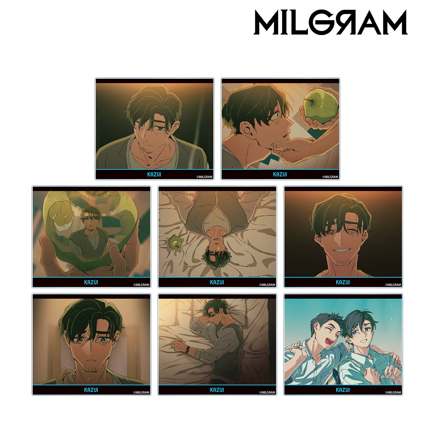 MILGRAM -ミルグラム-_トレーディング MV アクリルカード カズイ『カモフラージュ』(単位/コンプリートBOX/8パック入り)
