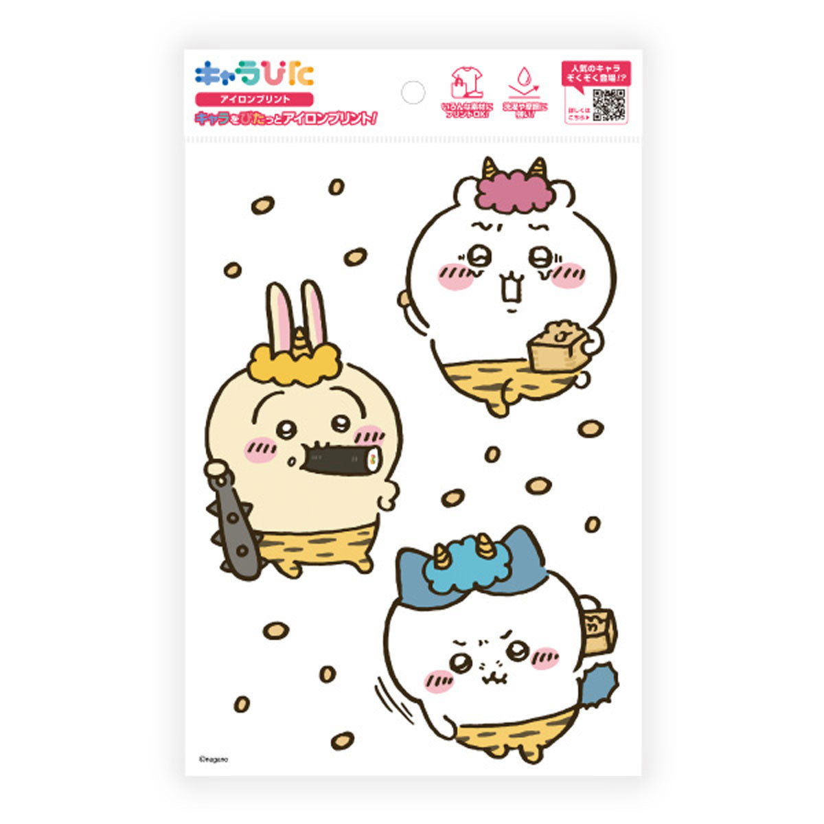 ちいかわ キャラぴた アイロンプリントシート①A51