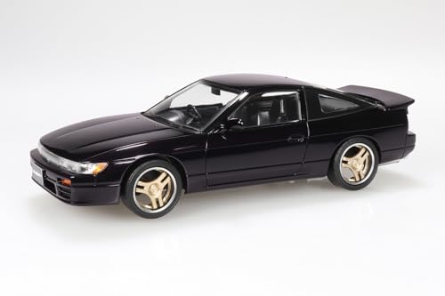 青島文化教材社(AOSHIMA) 楽プラ スナップキット No. 27CU-MP ニッサン シルエイティ カスタム(メタリックパープル) 1/32スケール プラモデル
