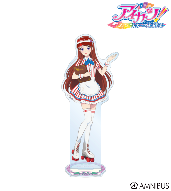 描き下ろし 紫吹 蘭 レトロストライプver. BIGアクリルスタンド