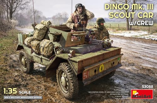 ミニアート 1/35 ディンゴ Mk.III 偵察車 w/クルー プラモデル MA53088