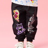 アンパンマン ばいきんまんワッペン付きボトム