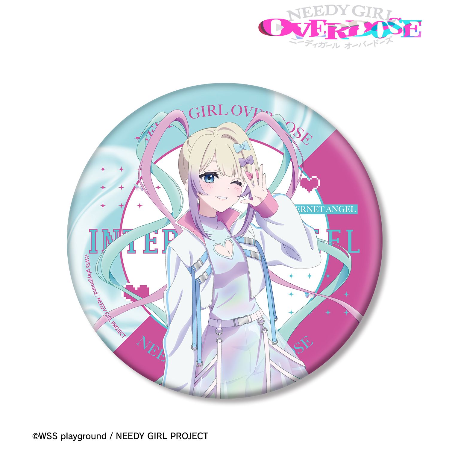 NEEDY GIRL OVERDOSE_描き下ろし 超てんちゃん タクティカルファッションver. BIG缶バッジ