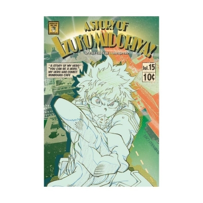 【グッズ-ポストカード】僕のヒーローアカデミア Golden ageモチーフ ポストカード 緑谷出久【再販】