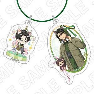 進撃の巨人 アクリルワイヤーキーリング(リヴァイ)