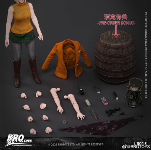 【JEEASS】BROTOYS 1/12 フィギュア Leah miss 素体 ヘッド 服セット フルセットアクションフィギュア LR015