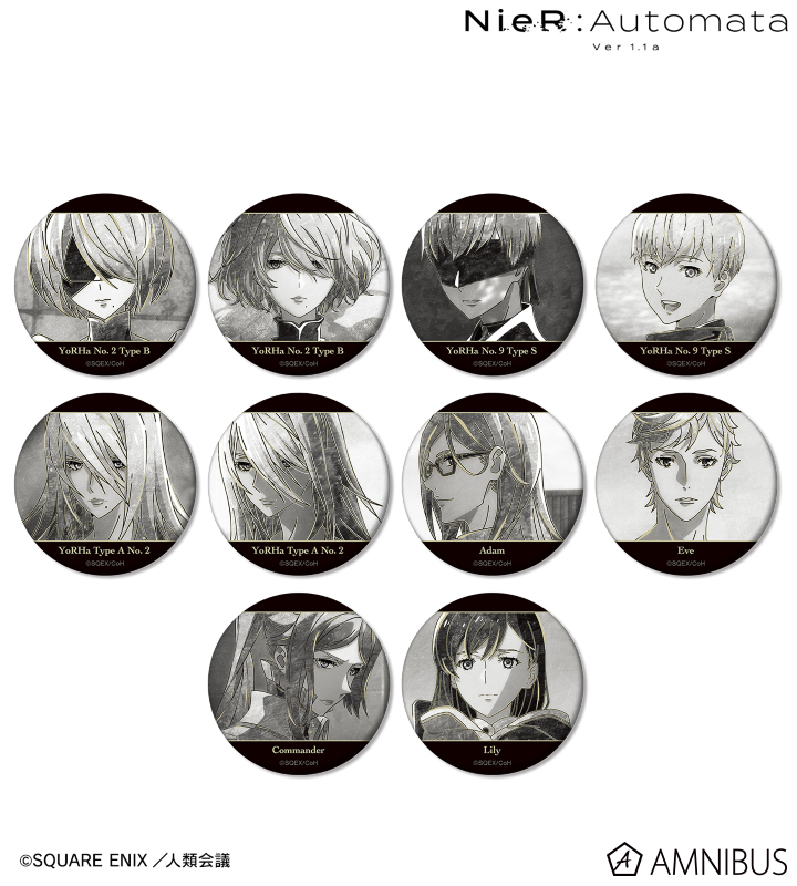 トレーディング Ani-Art BLACK LABEL マット缶バッジ